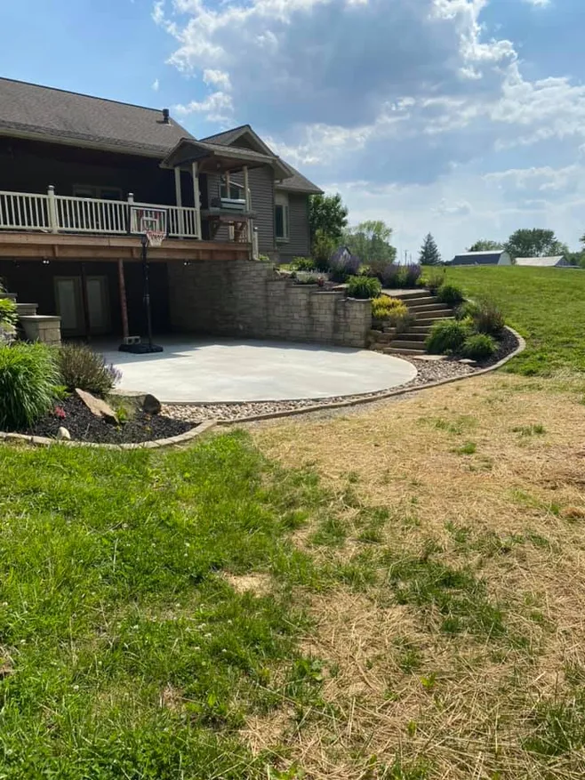 Backyard patio